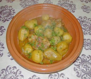  Tajine aux Topinambours (Batata qasbiya)